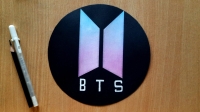 bts logo painting