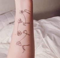 bts love yourself tattoo