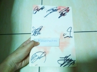 bts members autograph