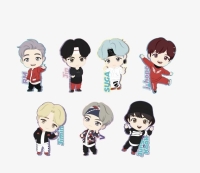 bts members cartoon