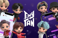 bts members cartoon