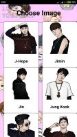 bts members cartoon