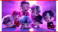 bts members cartoon