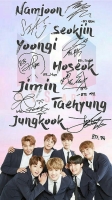 bts names wallpaper