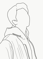 bts outline drawing