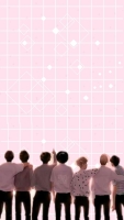bts pink wallpaper