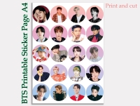 bts printable stickers