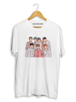 bts printed t shirt