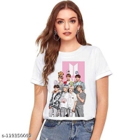 bts printed t shirt