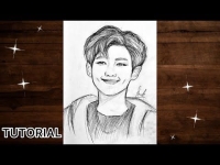 bts rm drawing