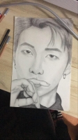 bts rm drawing