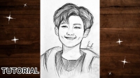 bts rm drawing