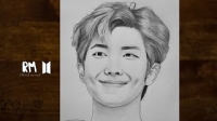 bts rm drawing