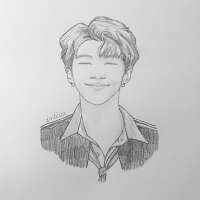 bts rm sketch