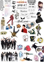 bts stickers printable