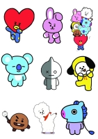 bts stickers printable