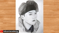 bts suga drawings