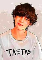 bts v anime drawing