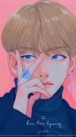 bts v anime wallpaper