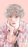 bts v anime wallpaper