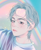 bts v anime wallpaper