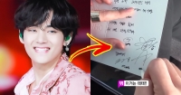 bts v autograph