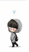 bts v cartoon