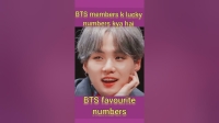 bts v favourite number