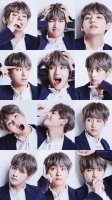 bts v wallpaper cute