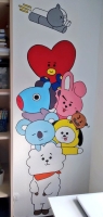 bts wall painting