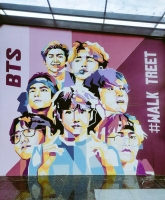 bts wall painting