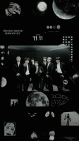 bts wallpaper black