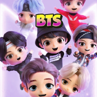 bts wallpaper cartoon