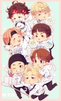 cute bts anime