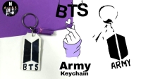 diy bts keychain