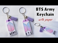 diy bts keychain