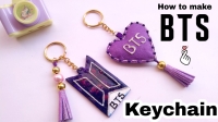 diy bts keychain