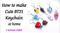 diy bts keychain