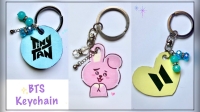 diy bts keychain