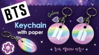 diy bts keychain