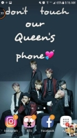 don t touch our princess phone bts