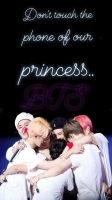 don t touch our princess phone bts