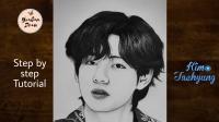 drawing bts v sketch