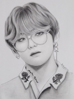 drawing bts v