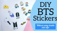 how to make bts stickers