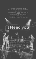 i need you bts lyrics