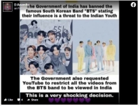 is bts banned in india