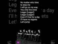 jump bts lyrics