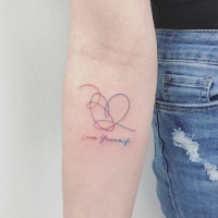 love yourself bts tattoo