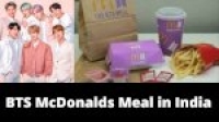 mcdonalds bts meal price in india